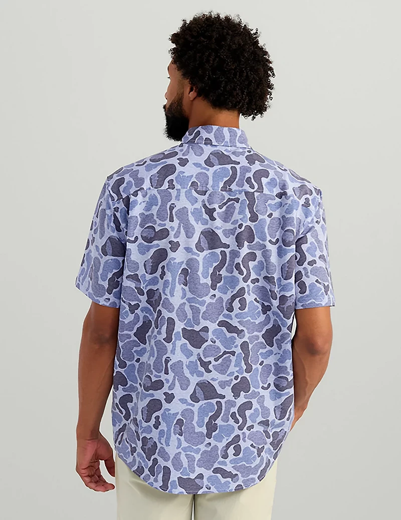 Huk Men's Kona Desert Rose Short Sleeve Shirt