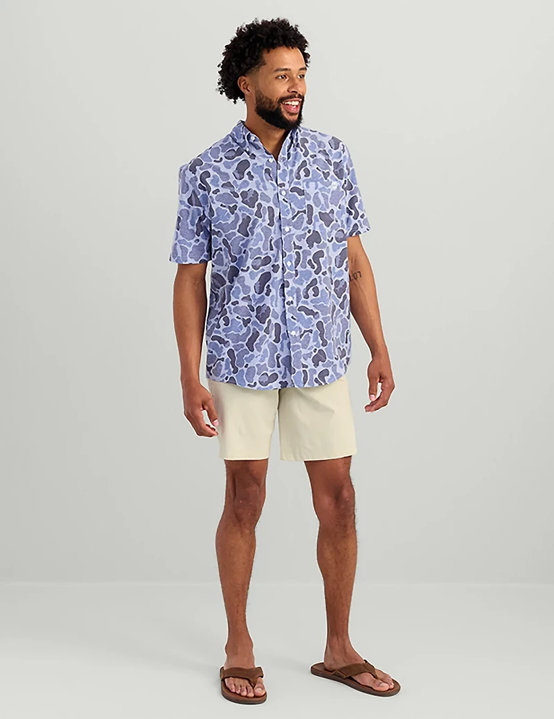Huk Men's Kona Desert Rose Short Sleeve Shirt