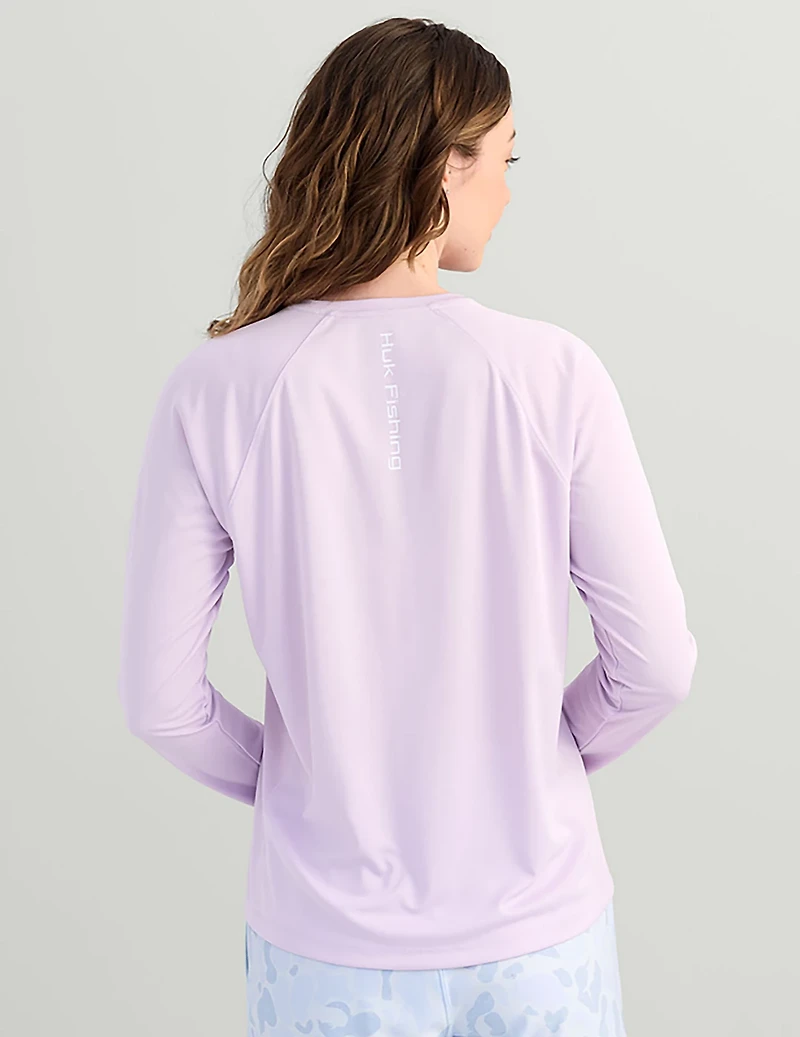 HUK Women's PURSUIT LS CREW