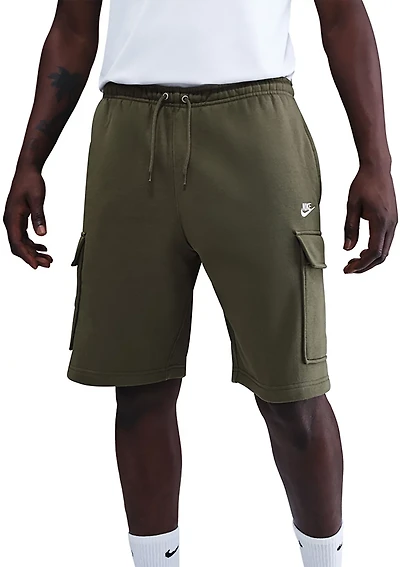 Nike Men's Club Brushed Fleece Cargo Shorts 9.5