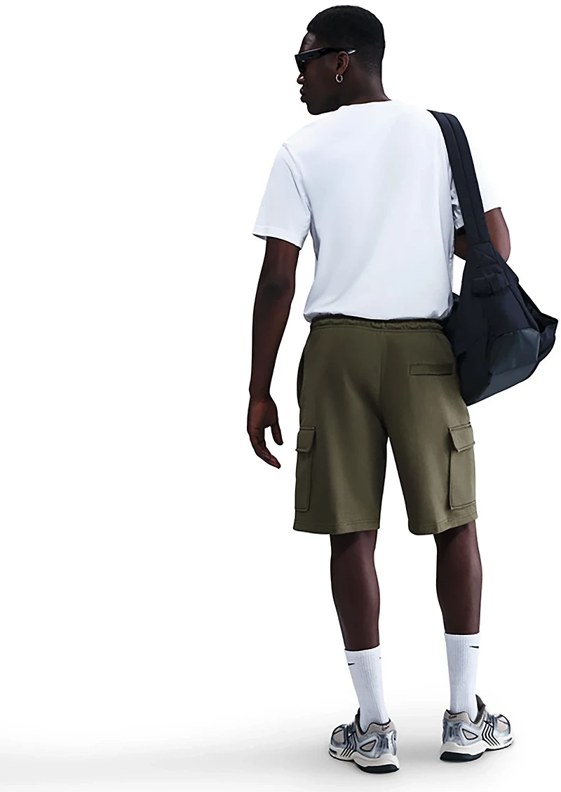 Nike Men's Club Brushed Fleece Cargo Shorts 9.5