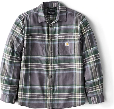 Carhartt Men's Rugged Flex™ Relaxed Fit Midweight Flannel Long-Sleeve Plaid Shirt