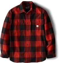 Carhartt Men's Loose Fit Heavyweight Flannel Long-Sleeve Plaid Shirt