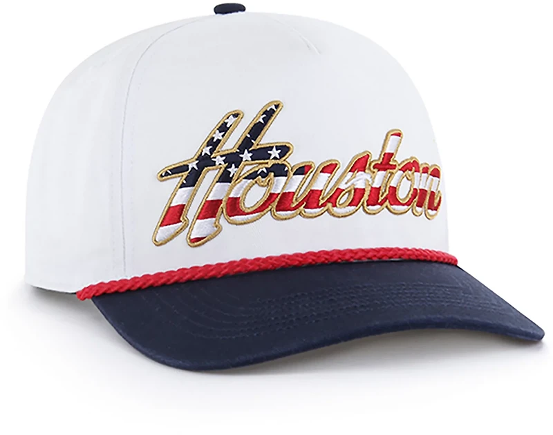 '47 Houston Texans Adults' Hitch Patriotic Overhand Cap