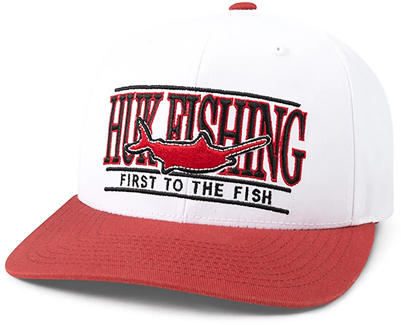 Huk Men's Flat Bill Cap