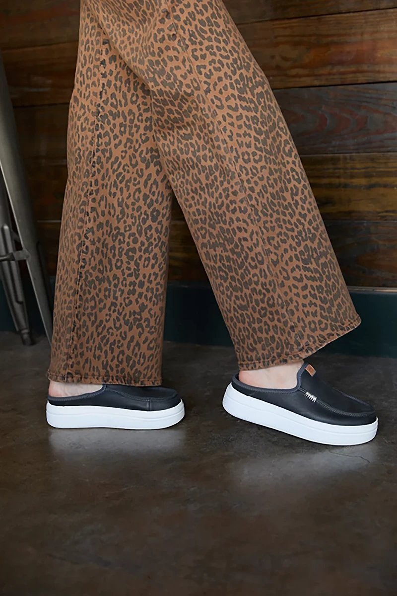 Hey Dude Women's Wendy Austin Lift Leather Shoes