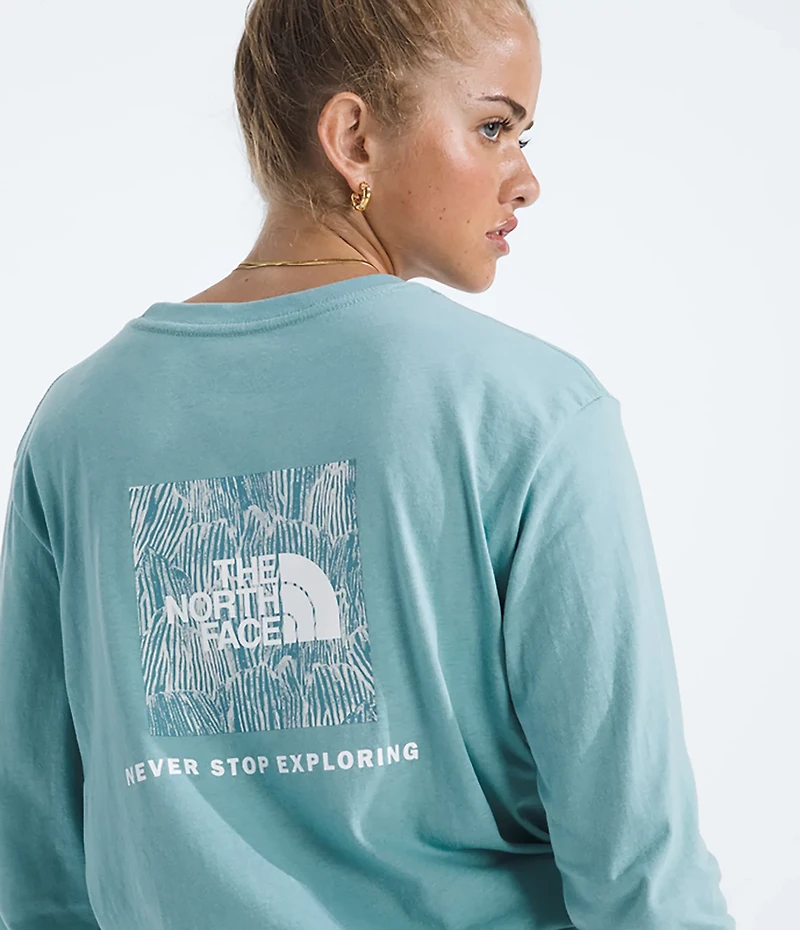 The North Face Women's Evolution Box NSE Fill Long Sleeve Graphic T-shirt