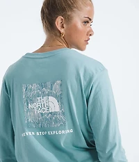 The North Face Women's Evolution Box NSE Fill Long Sleeve Graphic T-shirt
