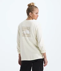 The North Face Women's Evolution Box NSE Fill Light Long Sleeve Graphic T-shirt