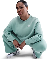 Nike Women's Sportswear Club Fleece Plus Crew Neck Sweatshirt
