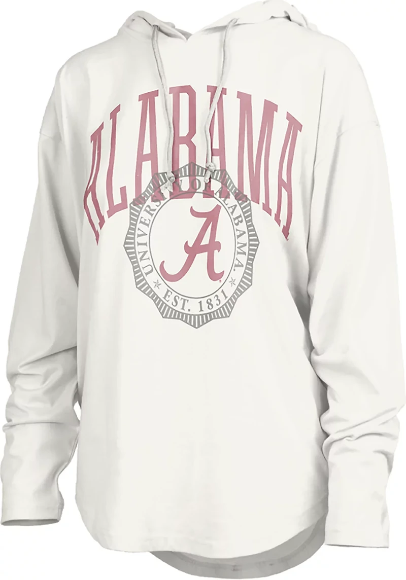 Pressbox Women's Alabama Lawrence San Bruno Hooded Long Sleeve Top
