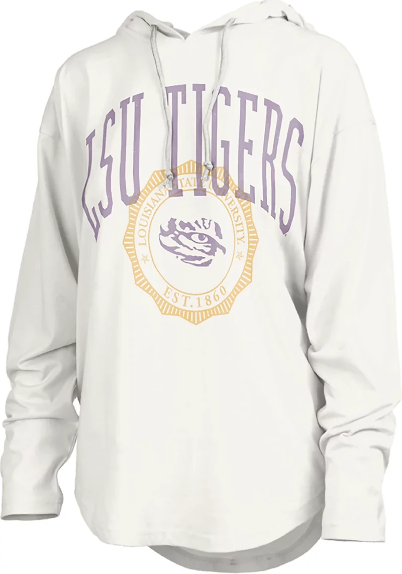Pressbox Women's LSU Lawrence San Bruno Hooded Long Sleeve Top