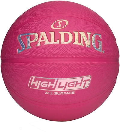 Spalding Highlight Rubber Color Rush Basketball