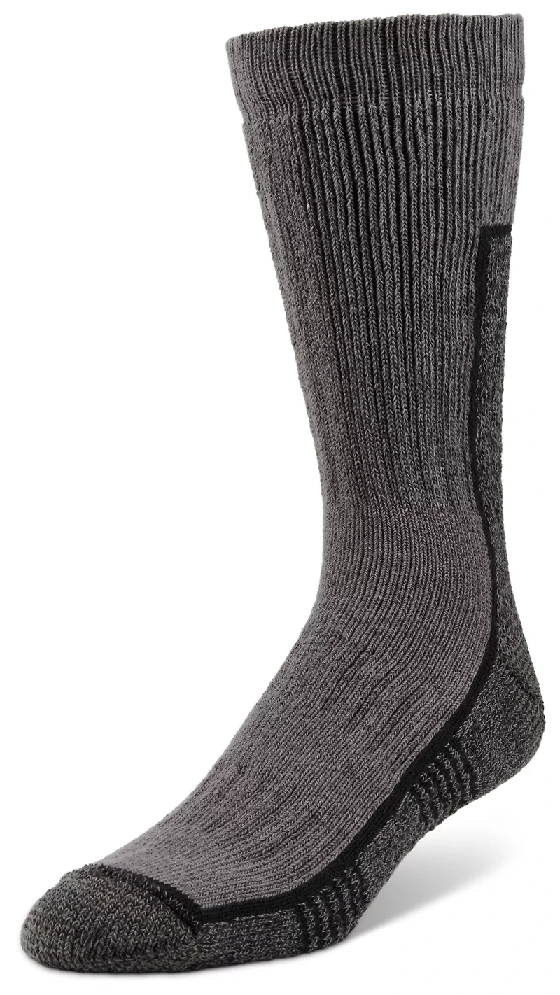 Magellan Outdoors Adults' Accented Stripes Thermal Crew Socks 2-Pack