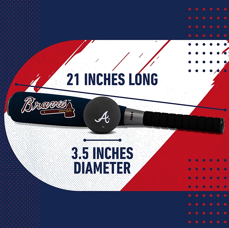 Franklin Atlanta Braves Foam Bat and Ball Set