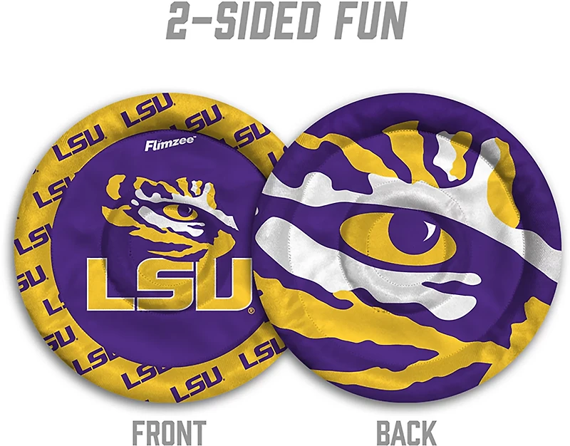 YouTheFan Louisiana State University Tigers Flimzee Bean-Bag Flying Disc