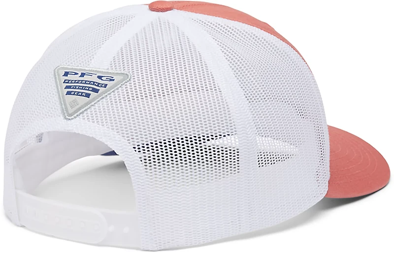 Columbia Sportswear PFG Fish Flag 852 Mesh Snap-Back Trucker Cap