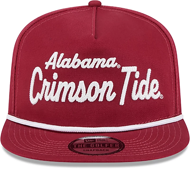 New Era Adults' Alabama Team Script Golfer Cap