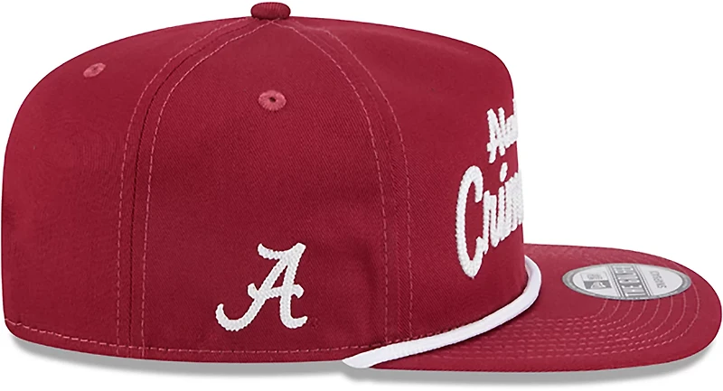 New Era Adults' Alabama Team Script Golfer Cap