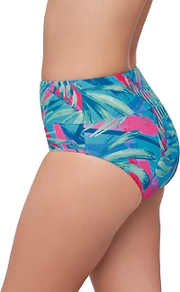 Eco Beach Women's Printed High Waist Brief
