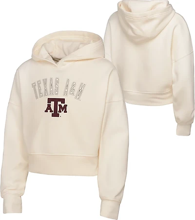 Outerstuff Girls' Texas A&M Aggies Blitz Oversized Crop Hoodie
