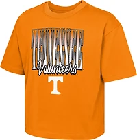 Outerstuff Girls' University of Tennessee Volunteers Faded Boxy Short Sleeve Graphic T-shirt