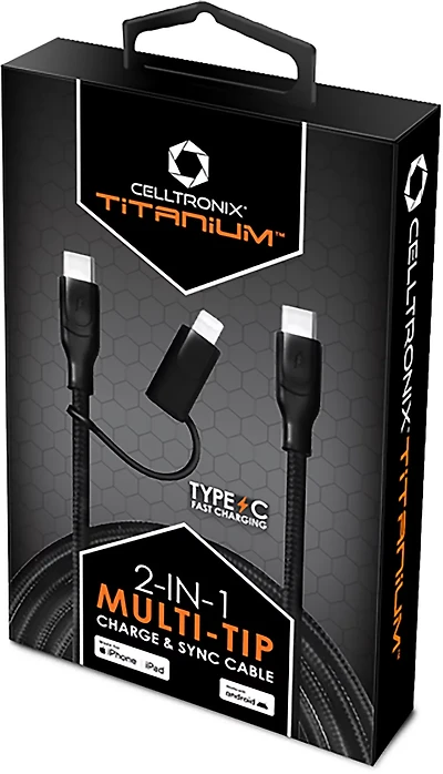 Celltronix Multi-Tip Fast Charging Cable