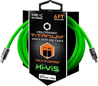 Celltronix Titanium Silicone C To Lightning Cable
