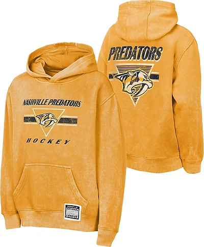Outerstuff Boys' Nashville Predators Mineral Wash Fleece Hoodie
