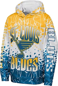 Outerstuff Boys' St. Louis Blues Frozen Frenzy Sublimated Pullover Hoodie