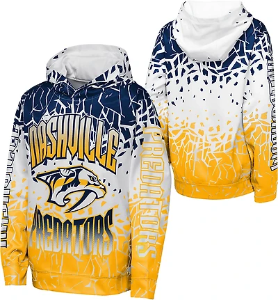 Outerstuff Boys' Nashville Predators Frozen Frenzy Sublimated Pullover Hoodie