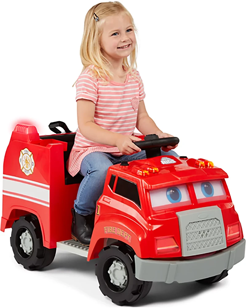 Flybar Kid Trax 6V Interactive Fire Truck