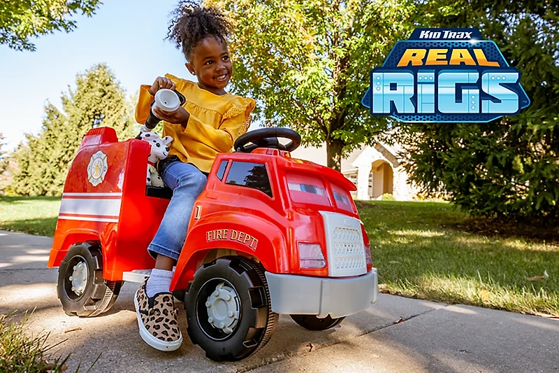 Flybar Kid Trax 6V Interactive Fire Truck