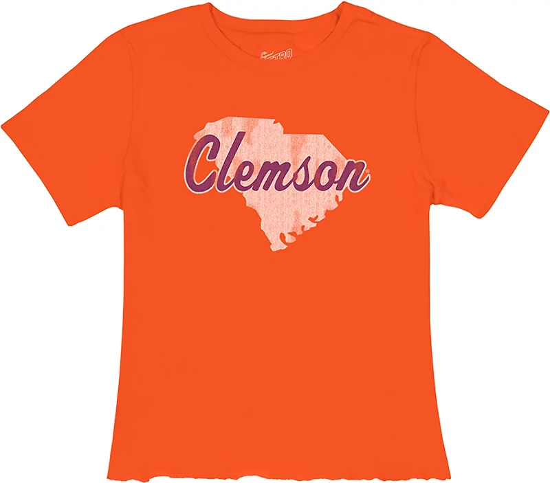 WILDCAT RETRO Women's Clemson State Script Meet and Greet T-shirt