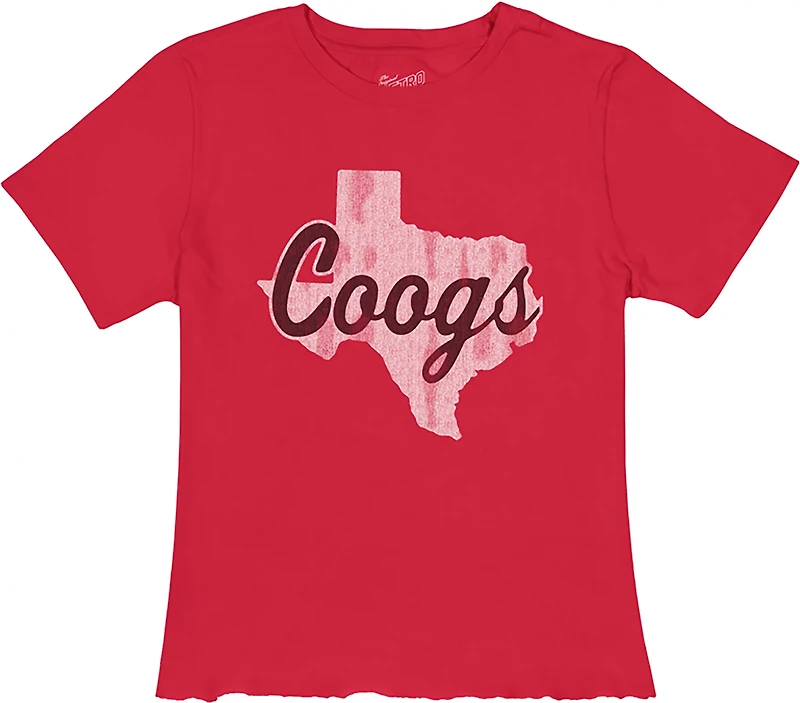 WILDCAT RETRO Women's Houston State Script Meet and Greet T-shirt