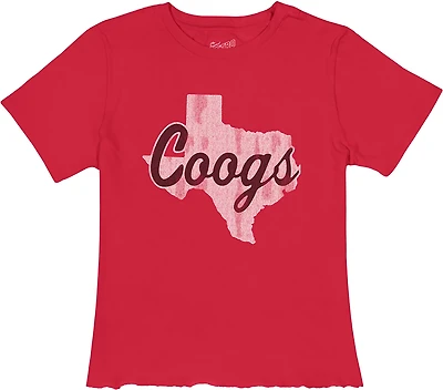 WILDCAT RETRO Women's Houston State Script Meet and Greet T-shirt