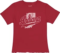 WILDCAT RETRO Women's Indiana State Script Meet and Greet T-shirt