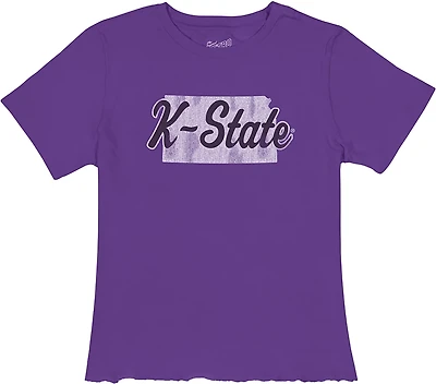 WILDCAT RETRO Women's Kansas State University Script Meet and Greet T-shirt