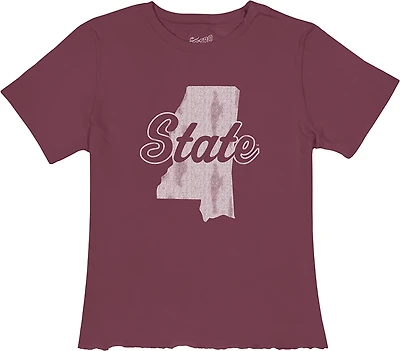 WILDCAT RETRO Women's Mississippi State University Script Meet and Greet T-shirt