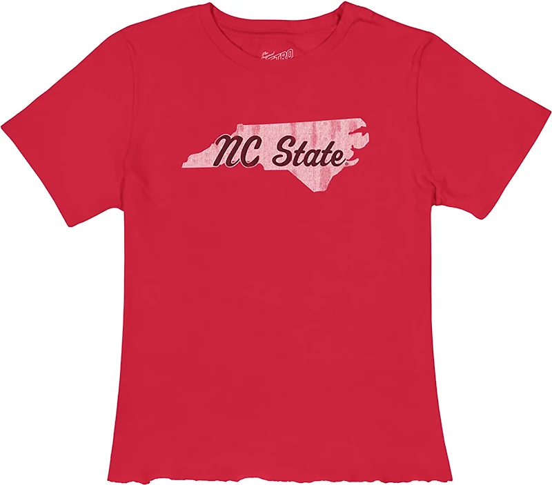 WILDCAT RETRO Women's NC State University Script Meet and Greet T-shirt