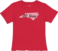 WILDCAT RETRO Women's NC State University Script Meet and Greet T-shirt