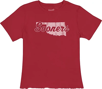 WILDCAT RETRO Women's Oklahoma State Script Meet and Greet T-shirt