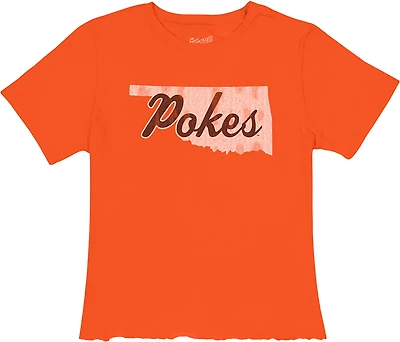 WILDCAT RETRO Women's Oklahoma State University Script Meet and Greet T-shirt