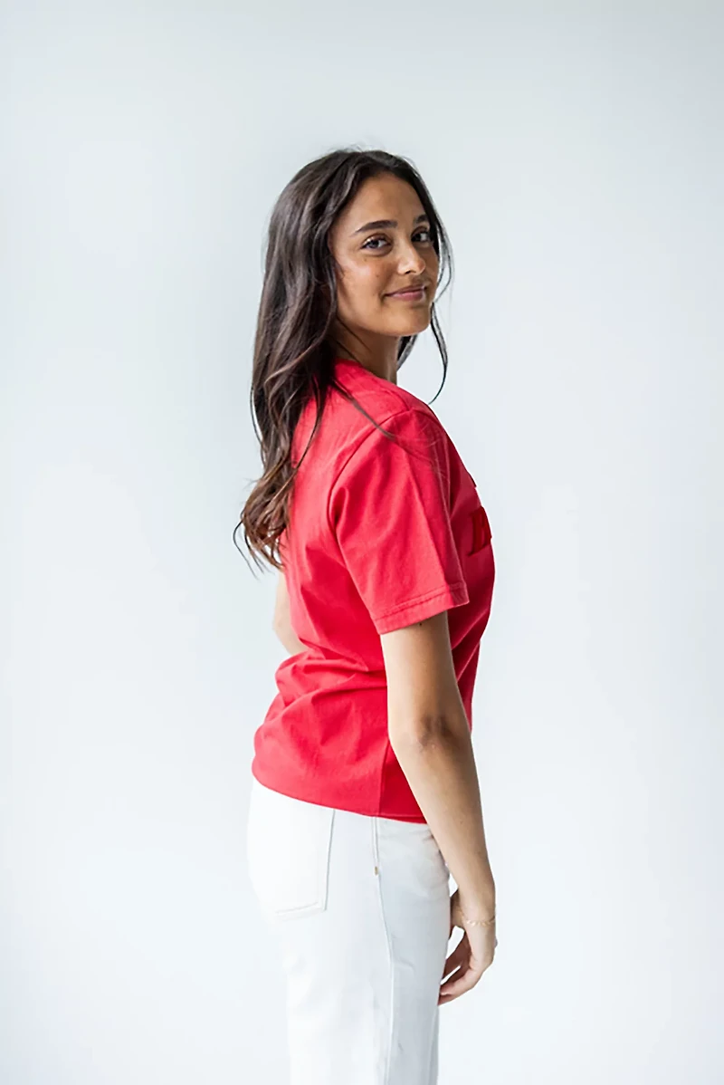 Gameday Social Women's Georgia Bulldogs Hansen Brush T-shirt