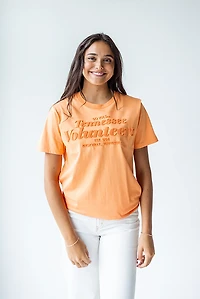 Gameday Social Women's Tennessee Volunteers Hansen Brush T-shirt