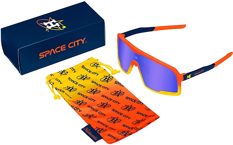 Knockaround Adult's Houston Astros MLB City Connect Campeones Sunglasses