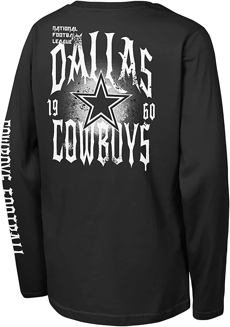 Outerstuff Dallas Cowboys Rumble Sleeve Long Graphic T-shirt