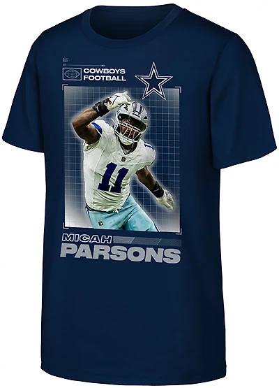 Outerstuff Boys' Cowboys Micah Parsons #11 Heroic T-shirt