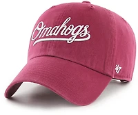 47 Arkansas Omahogs Ballpark Script Shot Clean Up Cap