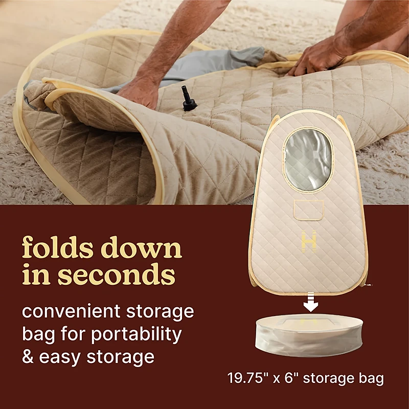 HoMedics SaunaZen Portable Steam Sauna